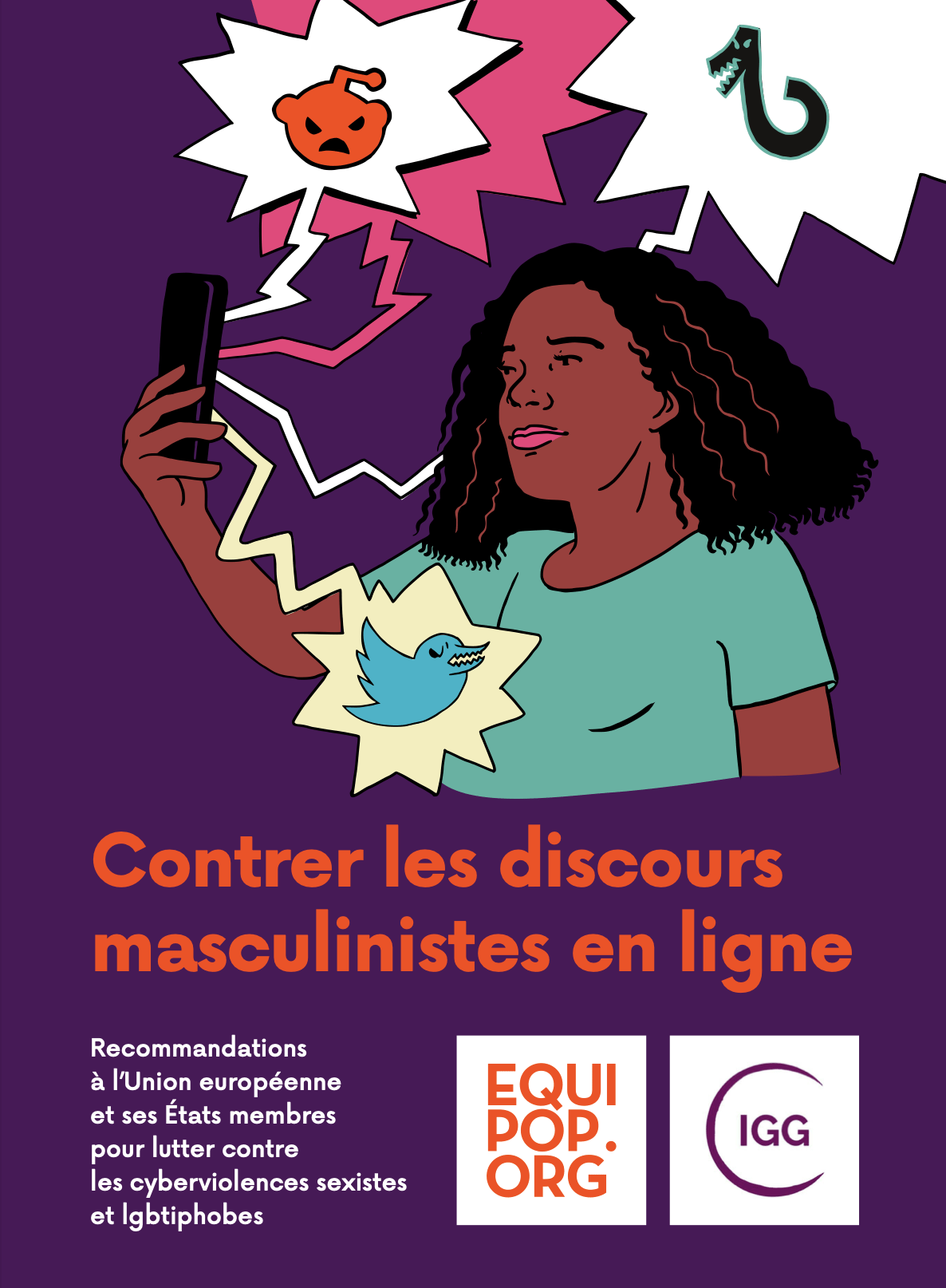Couverture du rapport Contrer les discours masculinistes en ligne